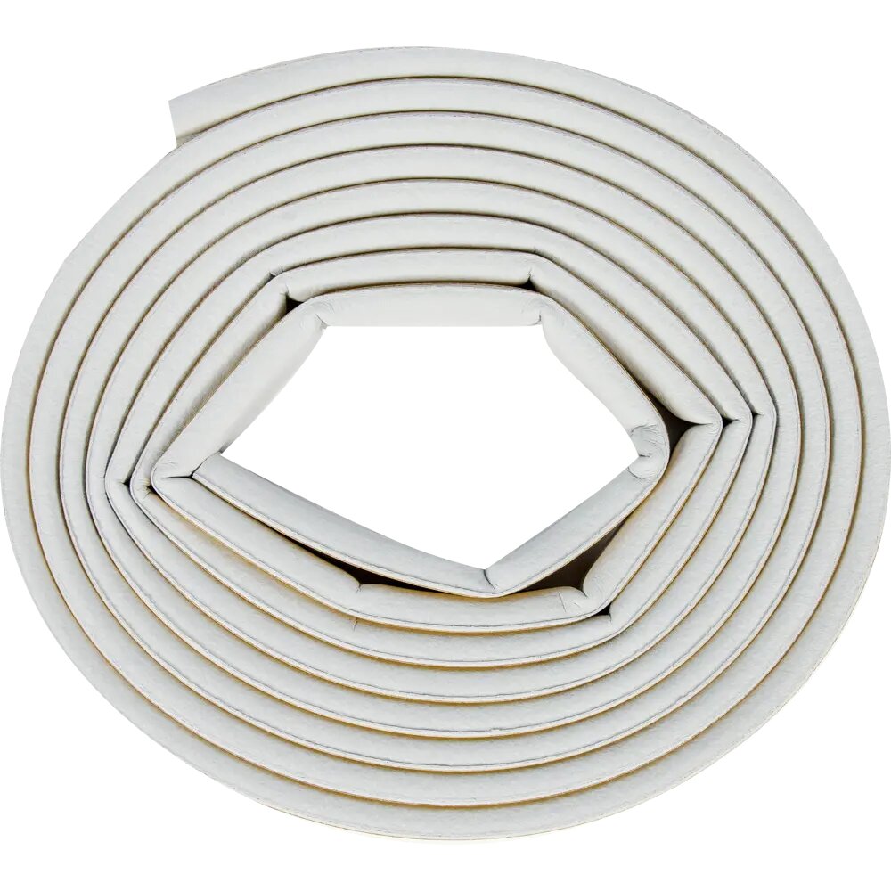 Уплотнитель для окон и дверей Axton D-профиль 6М цвет серый — фото 1