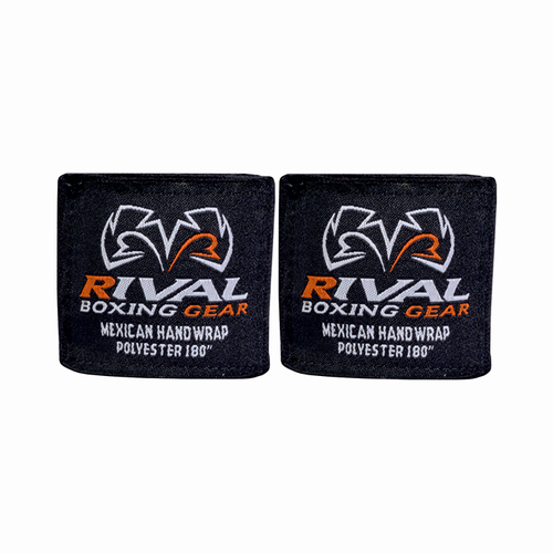 Бинты боксерские Rival Mexican Black 4,5 м (One Size) бинты боксерские title classic mexican 180 hand wraps 2 0 4 5м