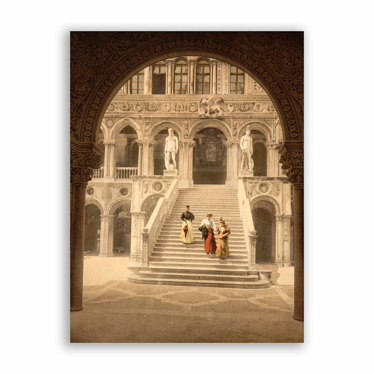 Постер, плакат на бумаге / The Staircase of the Giants, Venice, Italy / Размер 30 x 40 см