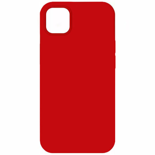 Силиконовая накладка без логотипа Silky soft-touch для Samsung A22S 5G красный