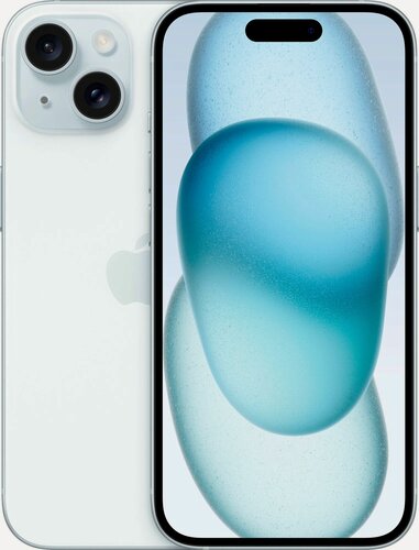 Изображение товара Смартфон Apple iPhone 15 256 ГБ, Dual: eSIM, Blue голубой IOS