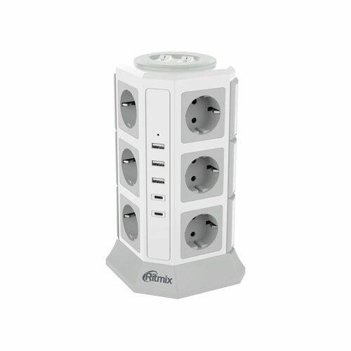 Сетевой фильтр Ritmix RM-2123C 12 Sockets White