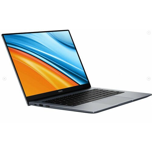 Ноутбук Honor MagicBook NMH-WFP9HN, 14, IPS, AMD Ryzen 7 5700U, DDR4 16ГБ, SSD 512ГБ, AMD Radeon, серый (5301afvp) ноутбук msi modern 14 c5m 010xru 14 ips amd ryzen 5 5625u 2 3ггц 6 ядерный 16гб ddr4 512гб ssd amd radeon free dos черный 9s7 14jk12 010