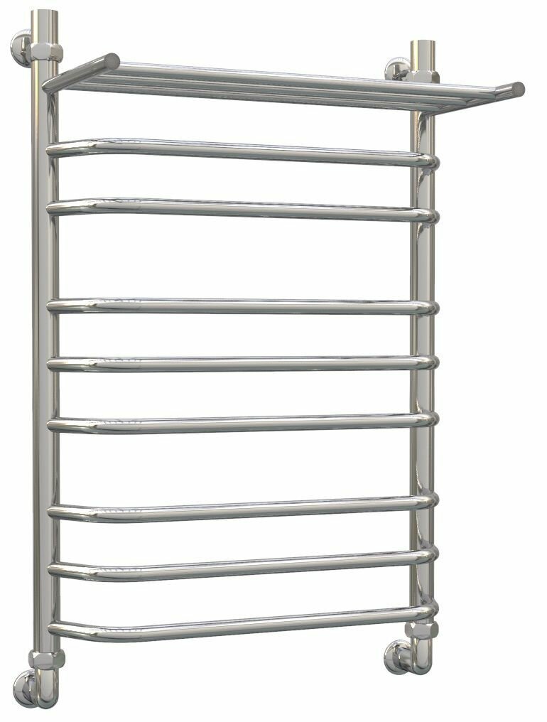 фото Полотенцесушитель водяной Акванерж лесенка Скоба групповая с полкой 700x600