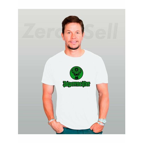 фото Футболка егермейстер jagermeister, размер 5xl, белый zerosell