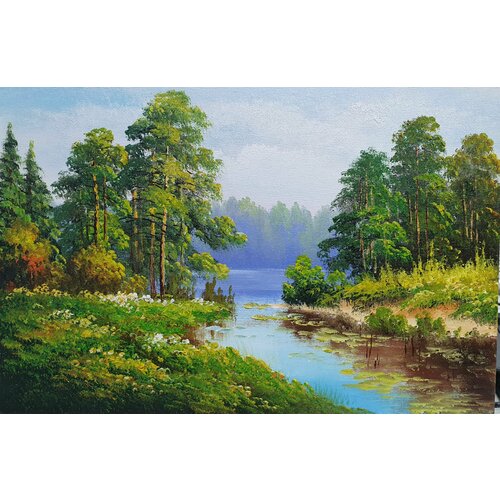 Картина холст-масло ХМО Природа 30х20см.