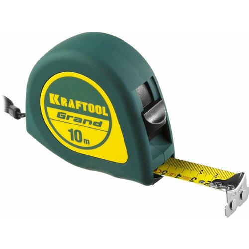 KRAFTOOL Grand, 10 м х 25 мм, рулетка (34022-10-25)