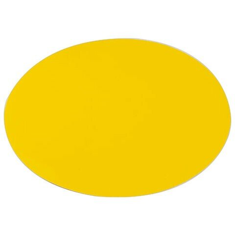 Знак безопасности "Желтый круг на двери", комплект 5 шт, диаметр - 150 мм, пленка самоклеящаяся, И 16, И16