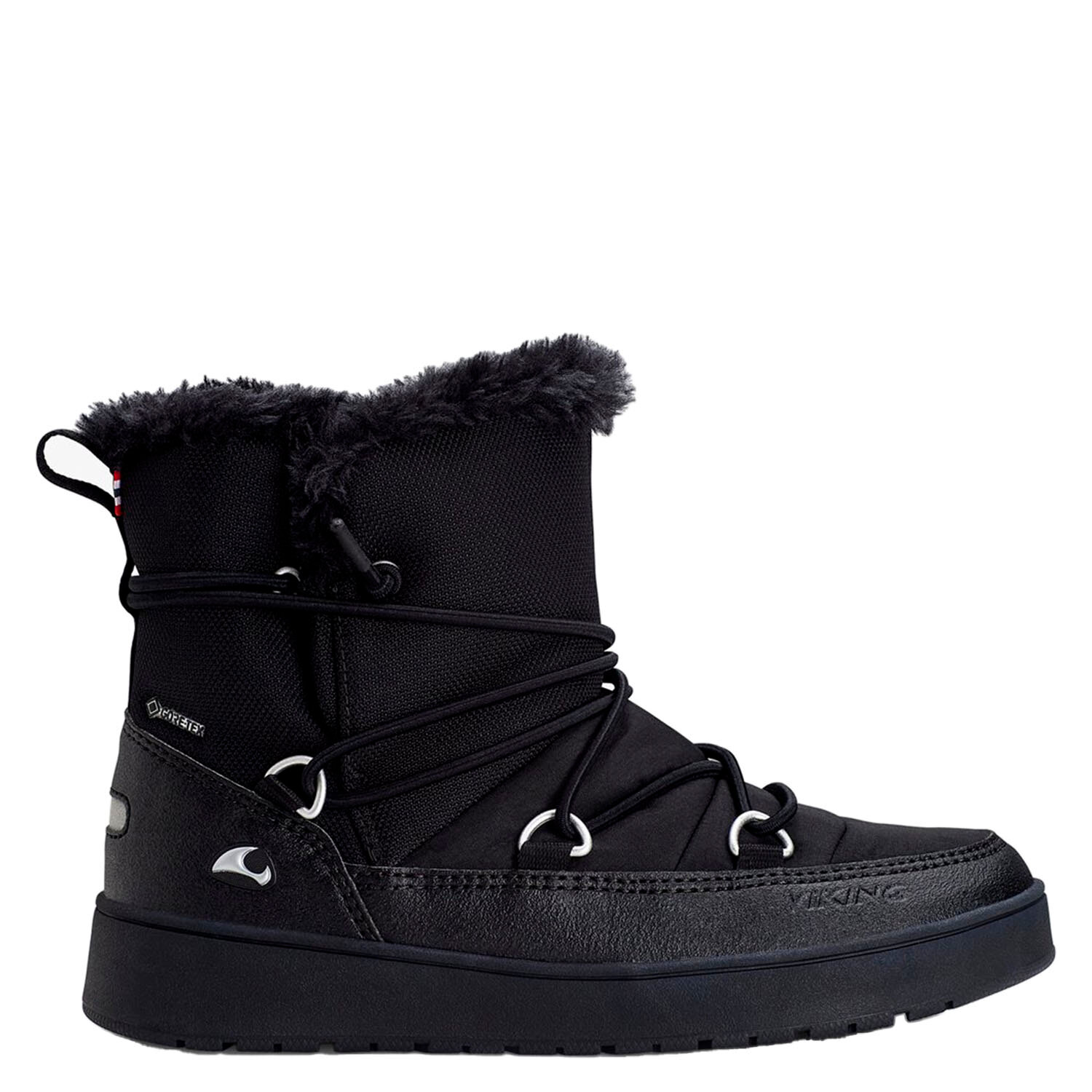 Viking Shoes Snofnugg Mid GTX Warm Black (EU:36)