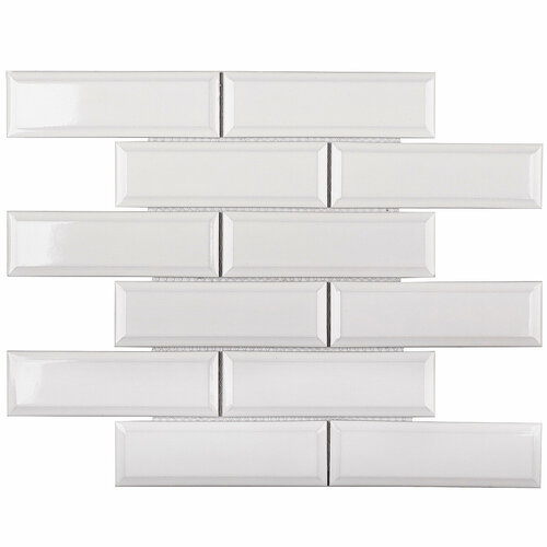 Мозаика Starmosaic Brick Metro White Glossy 28,7x29,5 (цена за 20 шт)