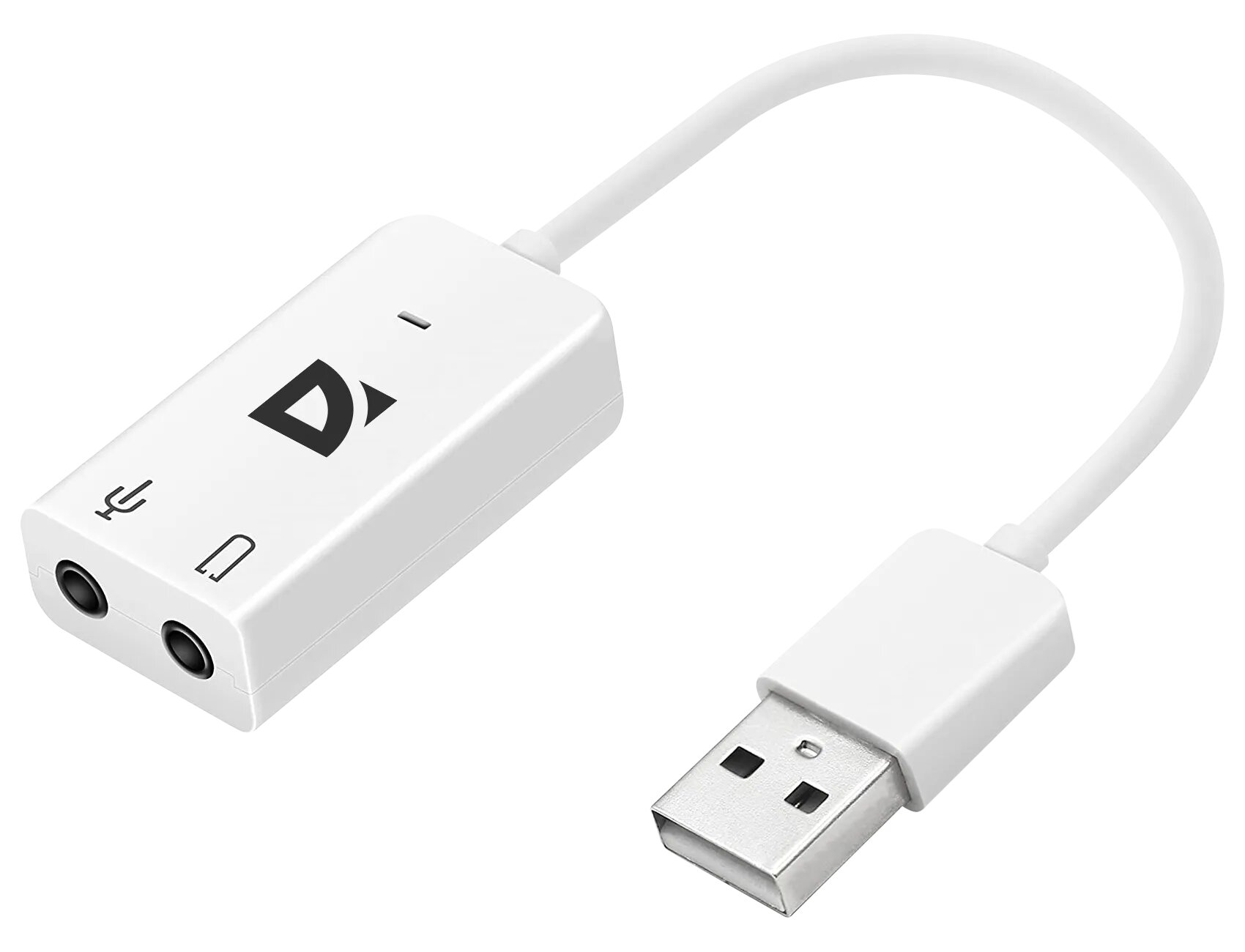 Внешняя USB звуковая карта Defender Audio USB USB - 2х3,5 мм jack, 0.1 м