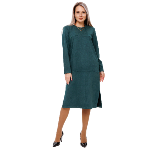 Платье Elena Tex, размер 60, зеленый