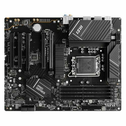 Материнская плата MSI PRO B760-P DDR4 II LGA 1700 Intel B760 ATX Ret 15085₽