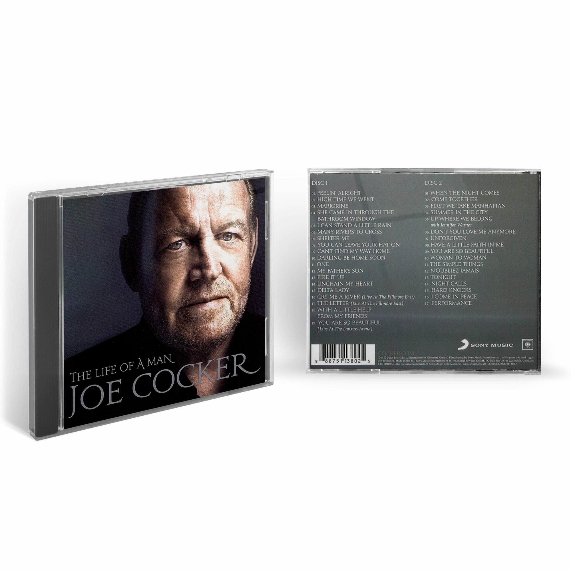 Joe Cocker - The Life Of A Man: The Ultimate Hits 1968 - 2013 (2CD) 2015 Columbia Jewel Аудио диск