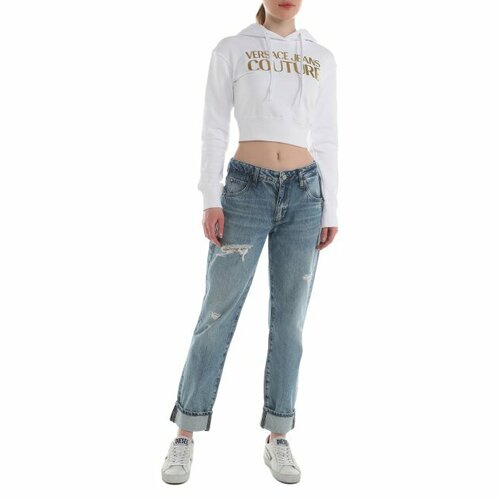 Худи Versace Jeans Couture, размер L, белый