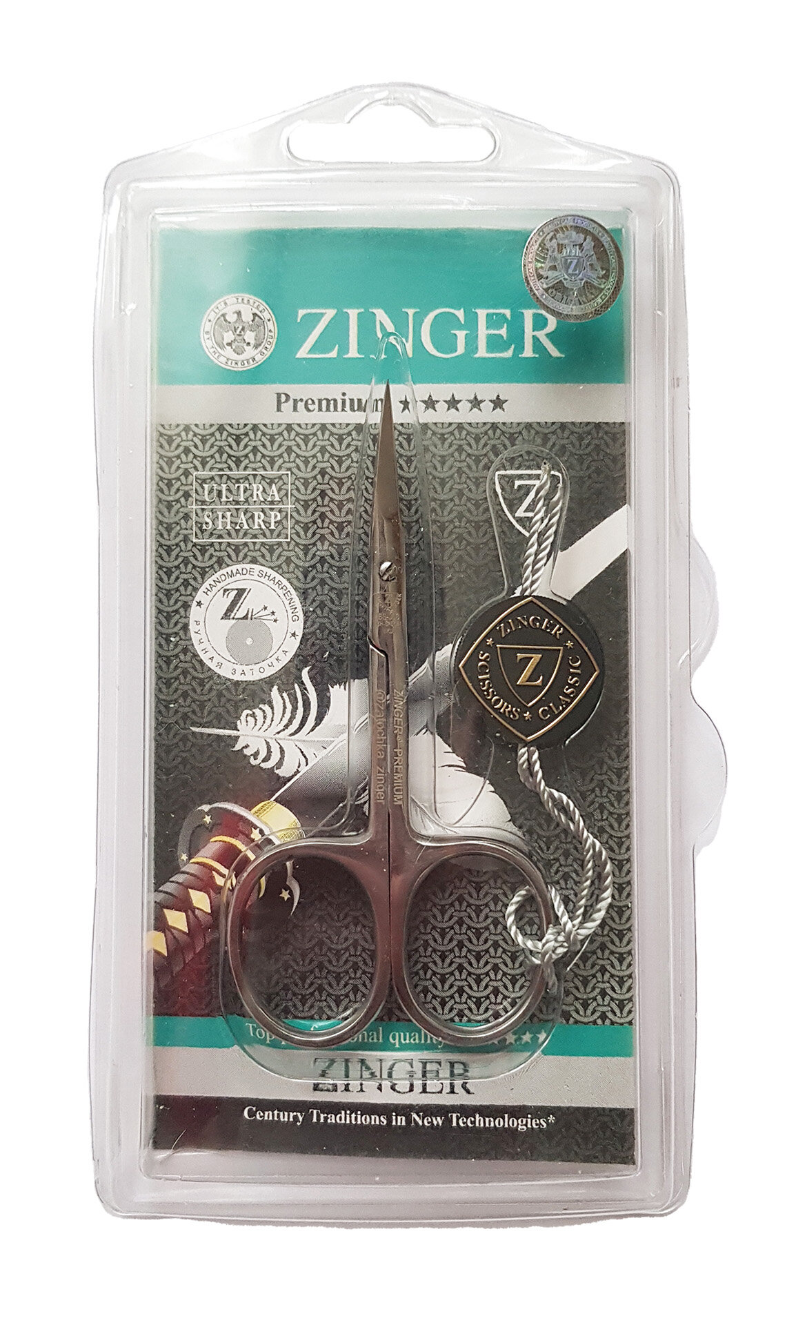 фото Маникюрные ножницы Zinger BS308 S RS SH-Salon ZP с профессиональной ручной заточкой премиум-класса