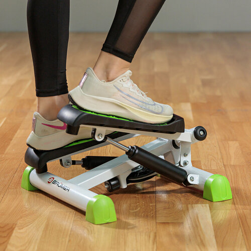 Поворотный мини-степпер Brumer Step M2 TF-S032Y, зеленый/белый