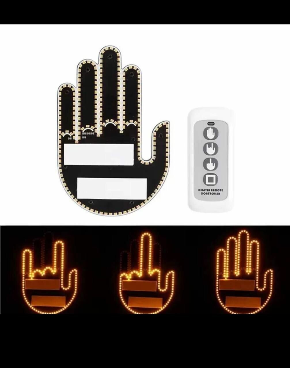 Светодиодная LED рука на заднее стекло (3 жеста)