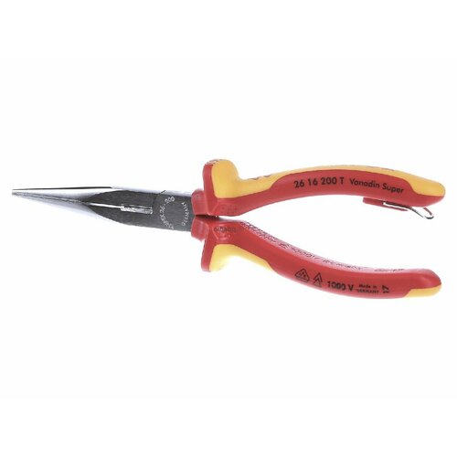 Плоскогубцы с круглым носом 200 мм 26 16 200 T – Knipex – 4003773081449