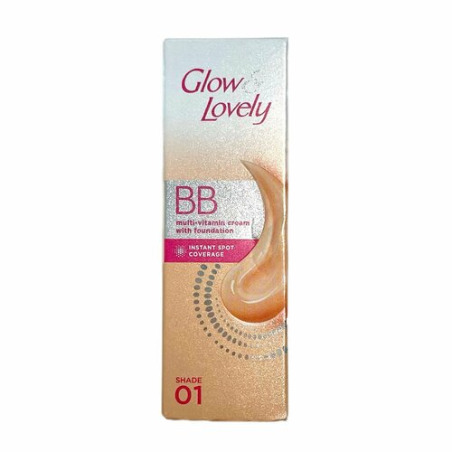 Glow Lovely BB MULTI-VITAMIN CREAM with Foundation SHADE 01 Fair Lovely мультивитаминный крем с Тональной основой оттенок 01 Фейр анд Лавли 18 г 625₽