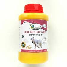 PURE DESI COW GHEE, Karmeshu (чистое топлёное масло ГХИ индийской коровы, Кармешу), 850 г.