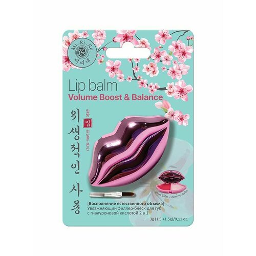 Mi-Ri-Ne Филлер-блеск для губ Увлажняющий 2в1 3 г 389₽