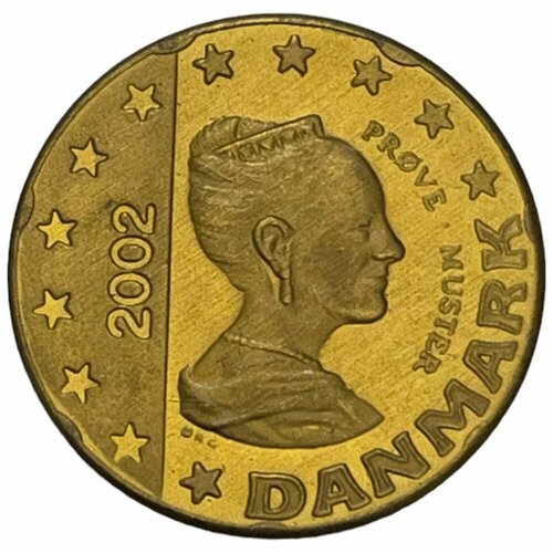 Дания 20 евроцентов 2002 г. (Проба) 5 евроцентов 2002 португалия из оборота