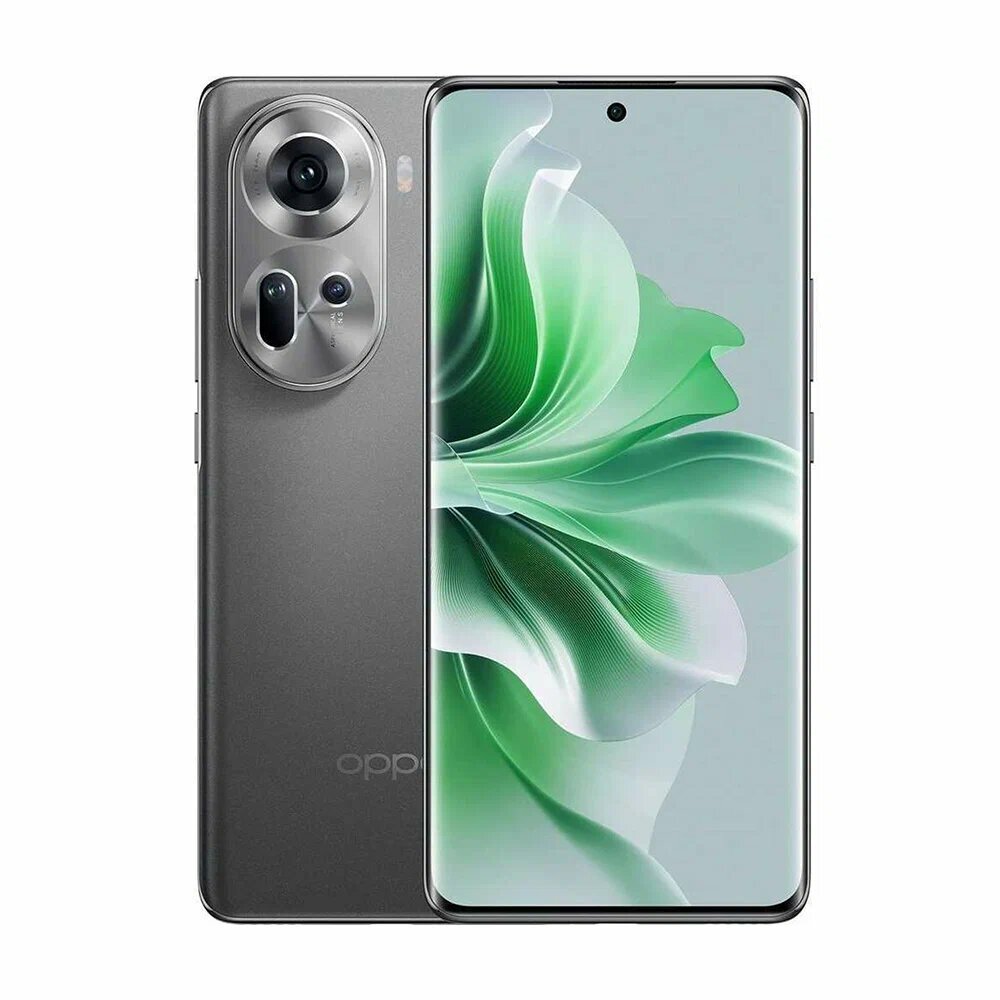 Смартфон OPPO Reno11 5G 12/256 ГБ Global, Dual nano SIM, rock grey