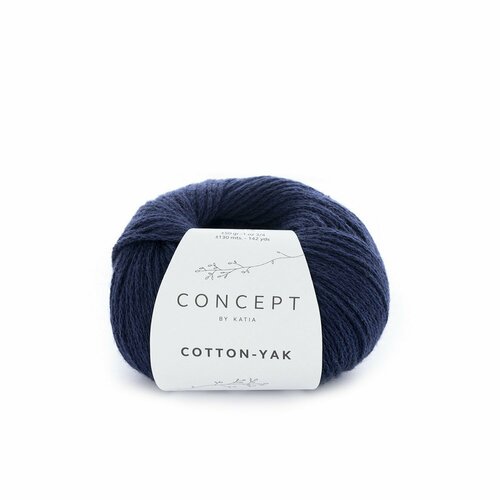 Пряжа для вязания Katia Cotton-Yak (115 Dark blue)