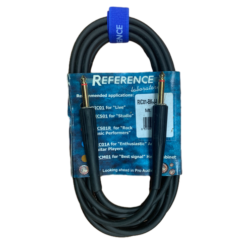 RIC01-BK-JJ-45 - Кабель инструментальный 45 м Jack monoJack mono REFERENCE 3190₽