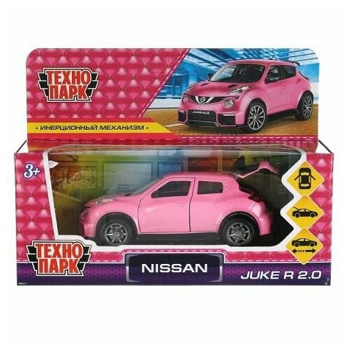 Машина металл. Juke-R 2.0 розовый (12см) откр. дв, багаж, инерц. в/ машина металл 2104 полиция белый 12см свет звук дв багаж