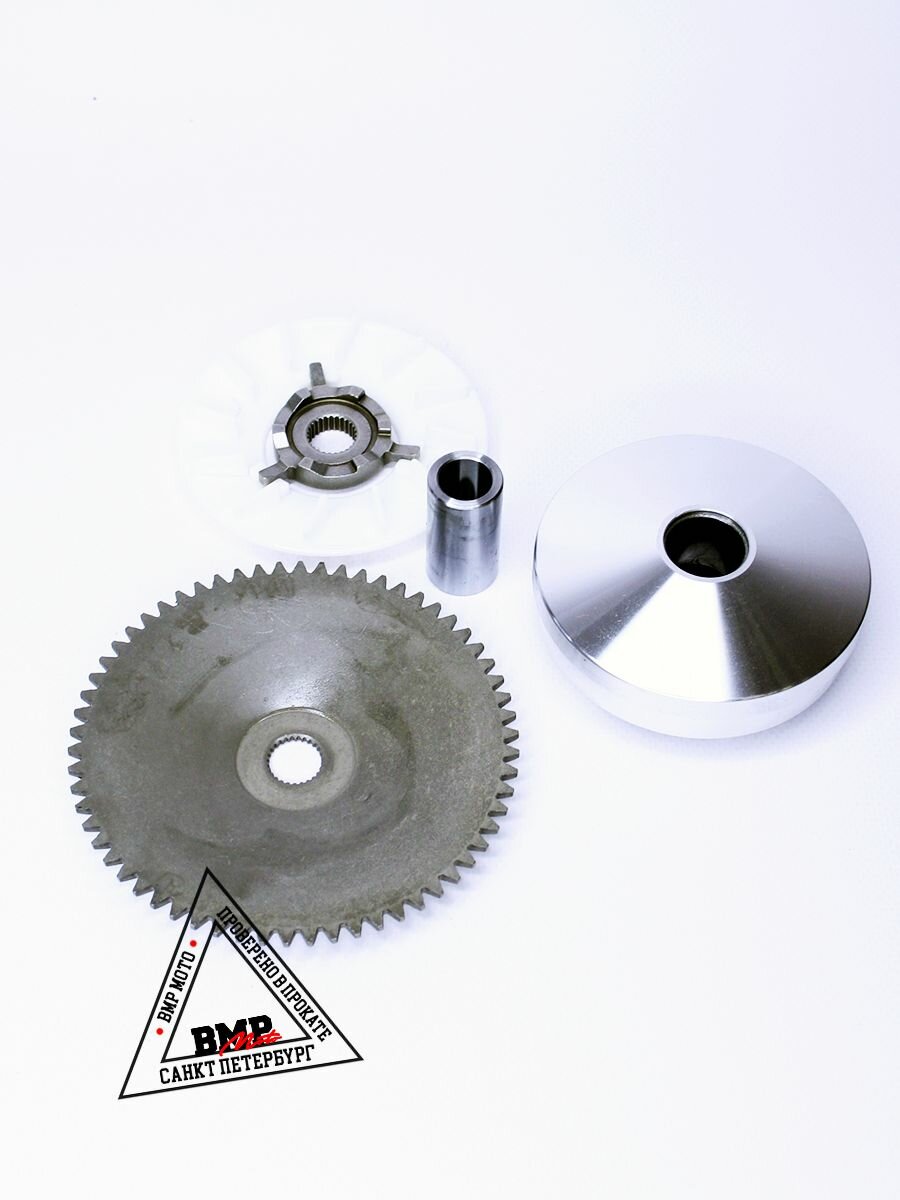 Вариатор на скутер / квадроцикл в сборе 139QMB 50/80 см3 — фото 1