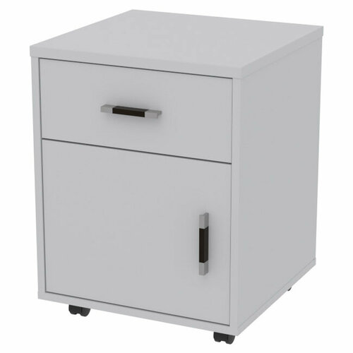 Тумба Меб-фф Офисная тумба подкатная ТВ-30С-28МВ цвет Серый 454460 см 4828₽