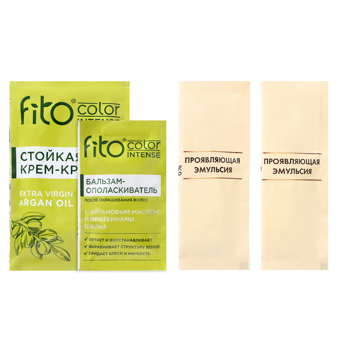 Стойкая крем-краска для волос Fito color intense тон 8.1 песочный светлый русый, 115 мл