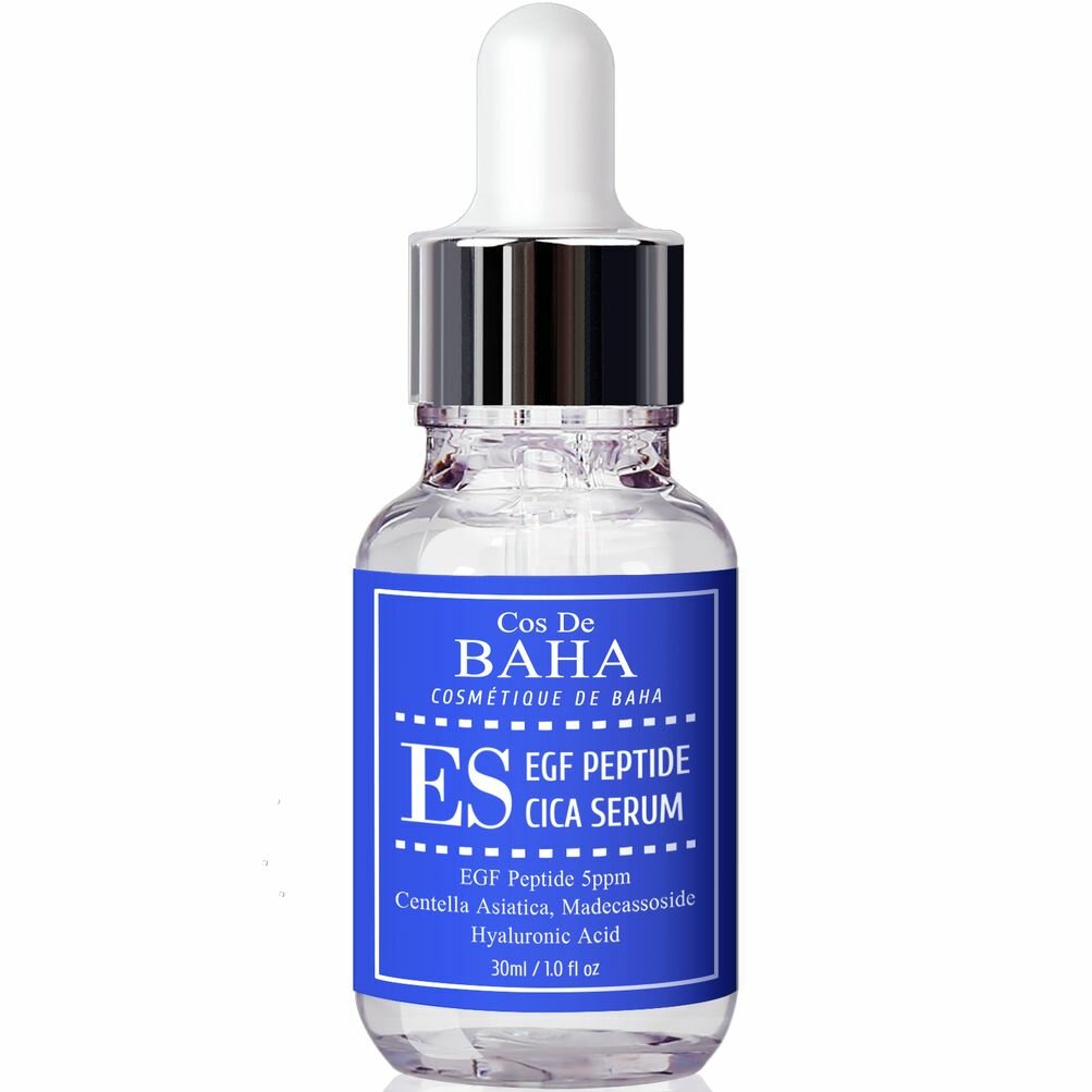 COS DE BAHA Сыворотка для лица против морщин с пептидным комплексом EGF Peptide Serum ES, 30 мл
