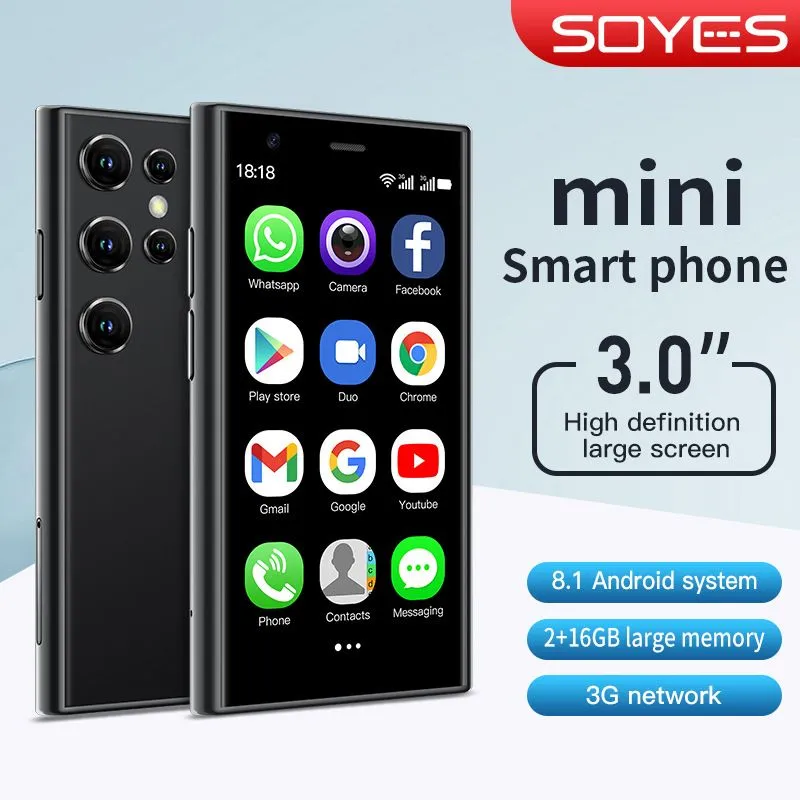 Мини-смартфон SoYes S23 Pro, черный