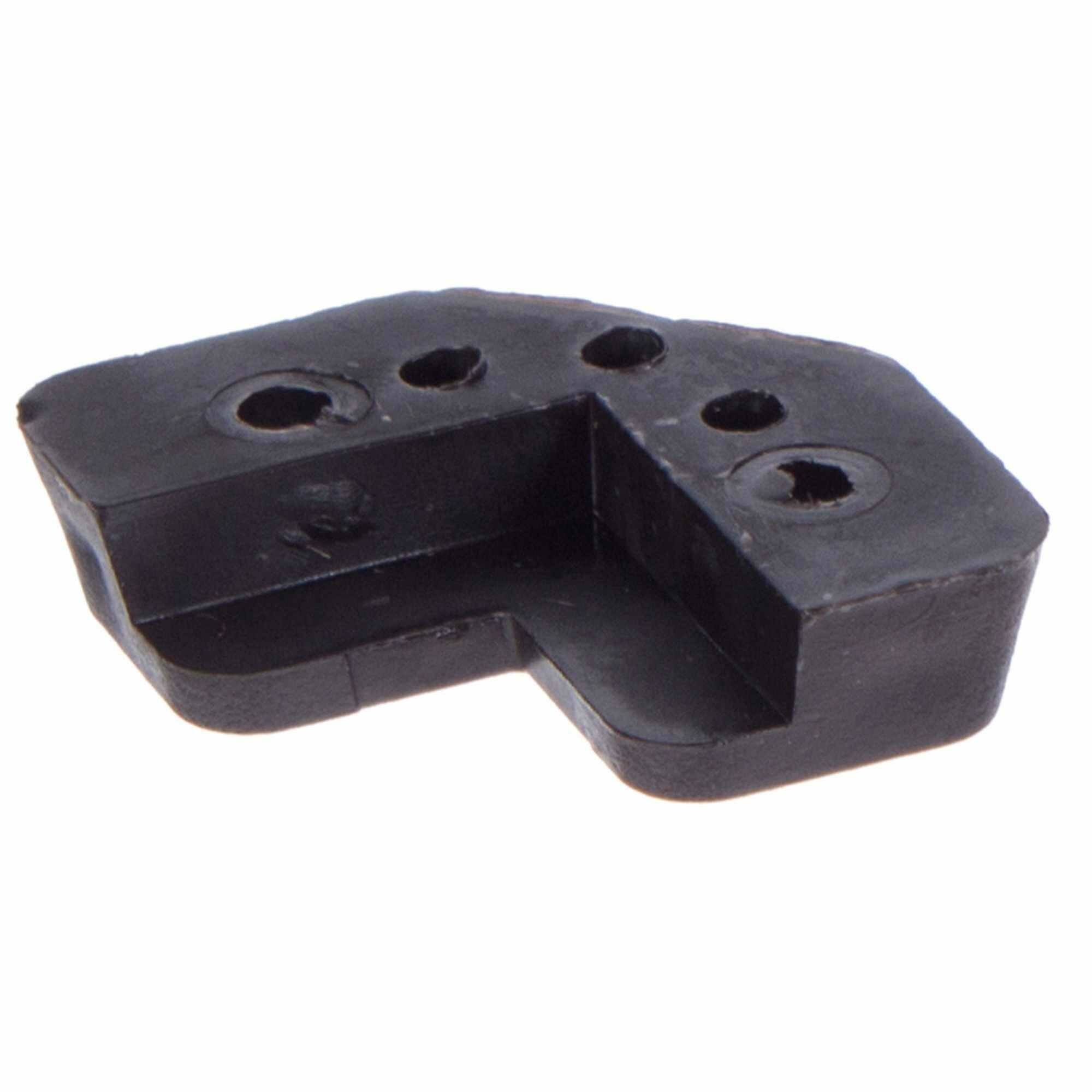 Стеклодержатель угловой, пластик, цвет венге, 4 шт. Левша - фото №1