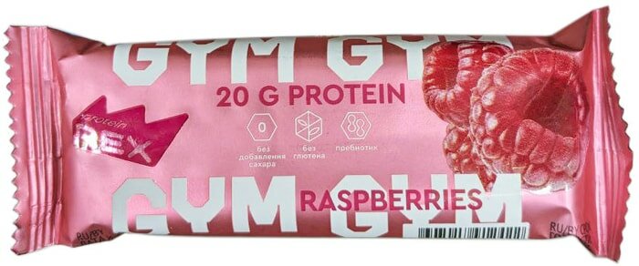 Протеиновый батончик Protein Rex GYM Малина-йогурт 60г