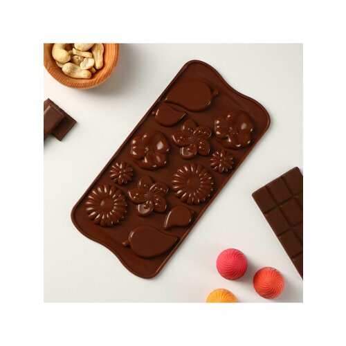 Форма для льда и кондитерских украшений Цветение 447₽