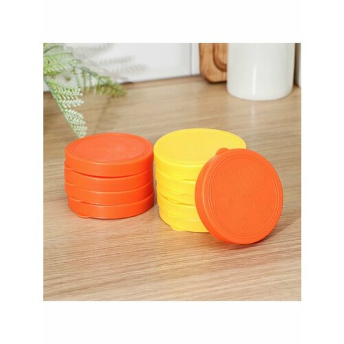 Нaбор хозяйственных крышек Хозяюшкa 10 шт цвет Микс 460₽