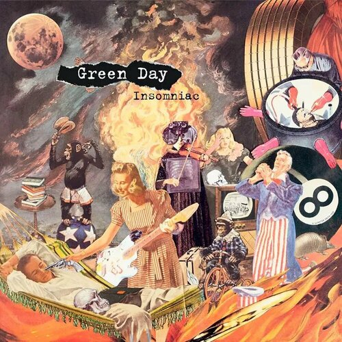 GREEN DAY - INSOMNIAC (LP) виниловая пластинка виниловая пластинка green day nimrod 0093624873006