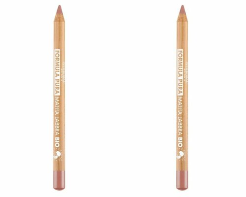 Карандаш для губ Deborah Milano Formula Pura Organic Lip Pencil, тон 01 Бежевый нюд, 1,2 гр, 2 шт