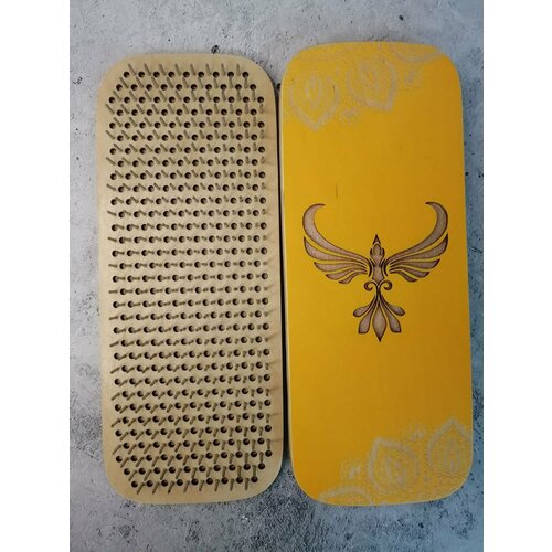 Доска с гвоздями Садху шаг гвоздей 10 мм, складная с ответными отверстиями