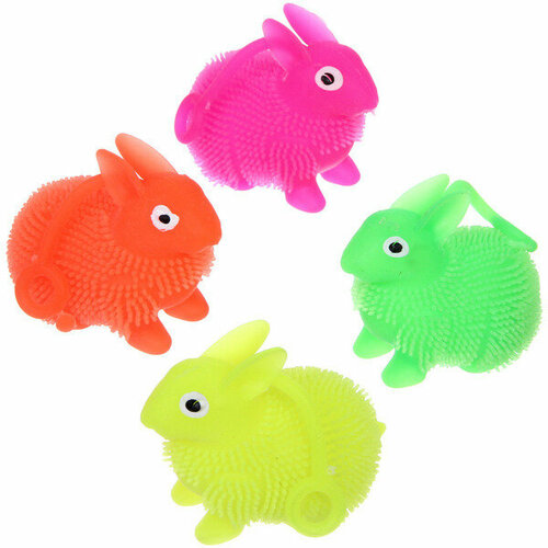 Игрушка Кролик 9 см с подсветкой микс стикер на вложение 190₽