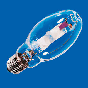 BLV HIE 150W Magenta 7500lm E27 - цветная лампа металлогалогенная