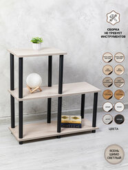 Стеллаж-лесенка деревянный для ванной и кухни, этажерка ЛДСП