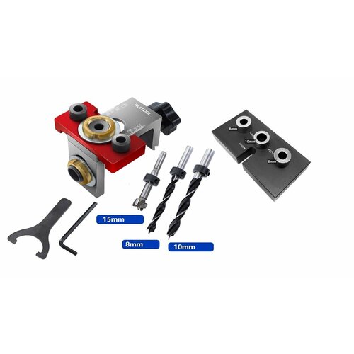 Кондуктор для сверления отверстий при сборке мебели. кондуктор doweling набор кондукторов для вертикального сверления отверстий в мебели