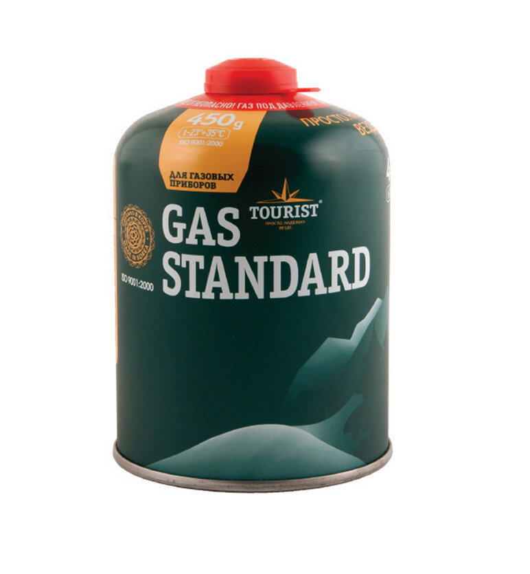 Газовый Баллон Gas Standard - 450 Г (резьбовой) Turis - фото №3