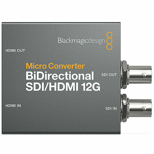 blackmagic micro converter hdmi sdi 12g Blackmagic Micro Converter BiDirectional SDI/HDMI 12G