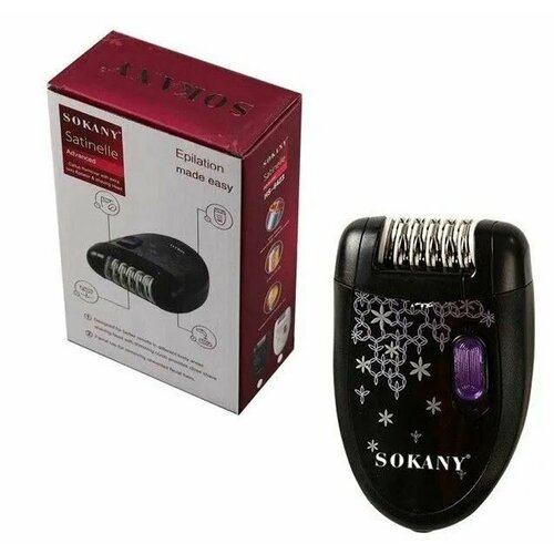 Женский эпилятор Sokany HS-6423 черный 2394₽